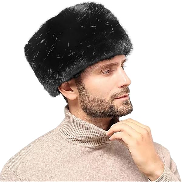 Amazon.com: Unisex Russian Ushanka Cossack Trapper Hat Faux Rabbit